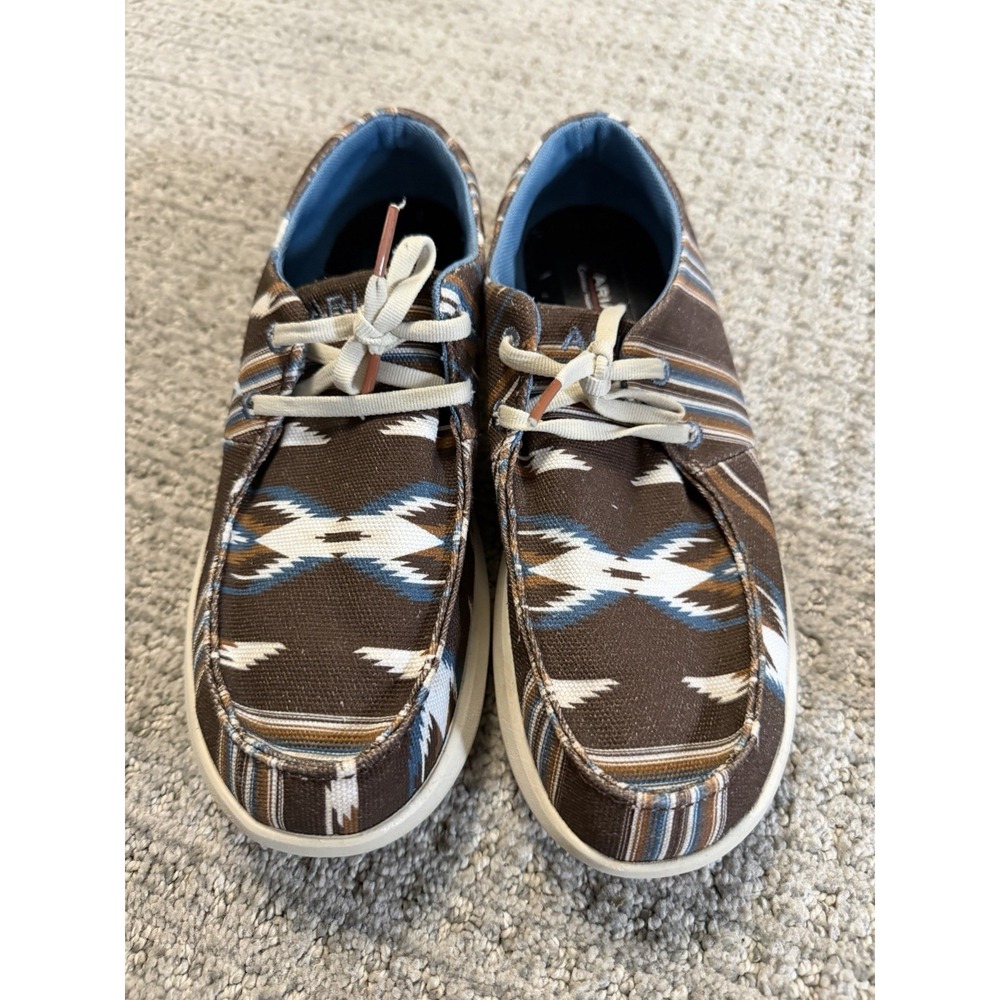 ARIAT Women's Hilo Chimayo Sneaker, Arroyo Chocolate, 7.5Bv